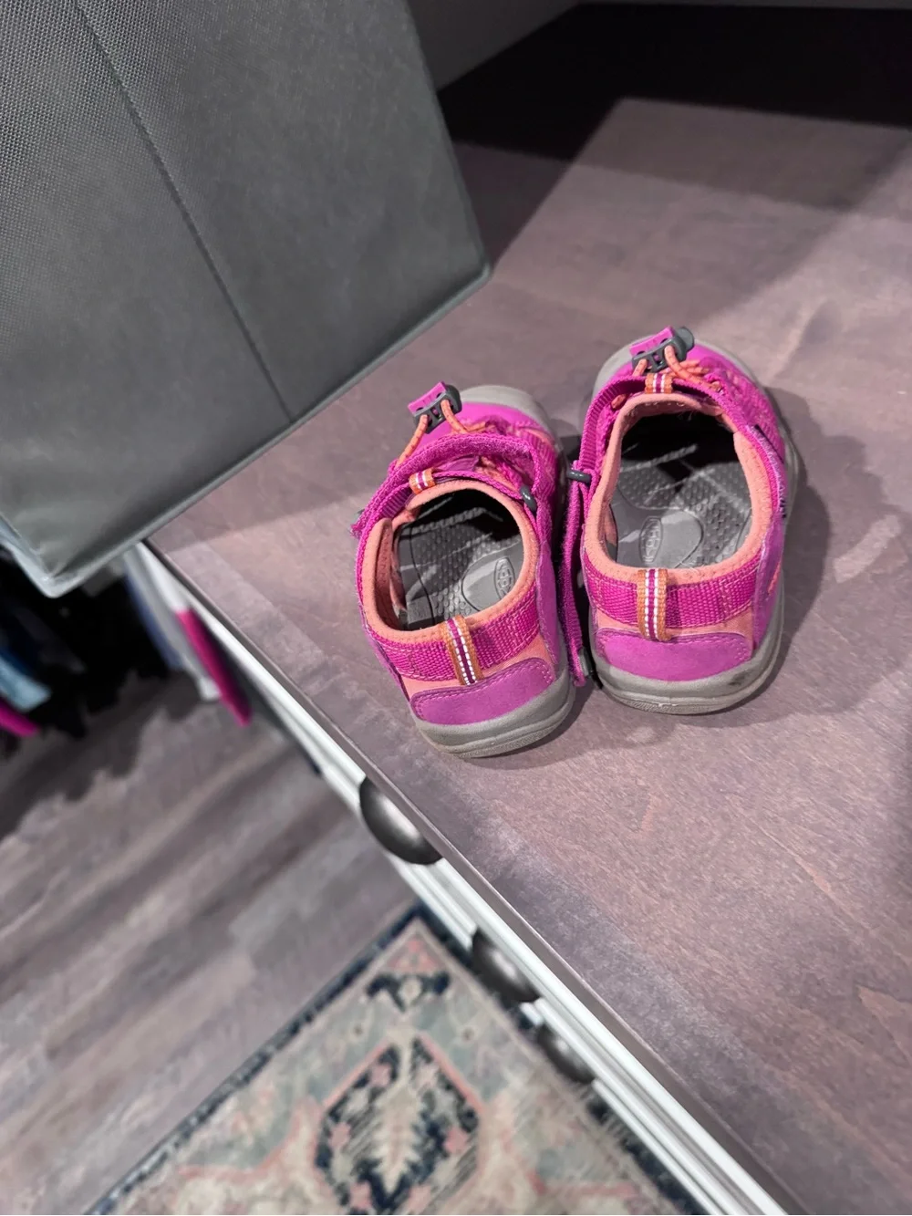 Keen Kids Pink and Orange Closed-Toe Sandal
